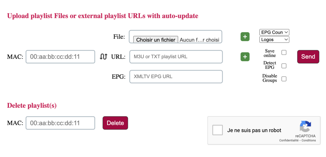 Smart Iptv Configuration